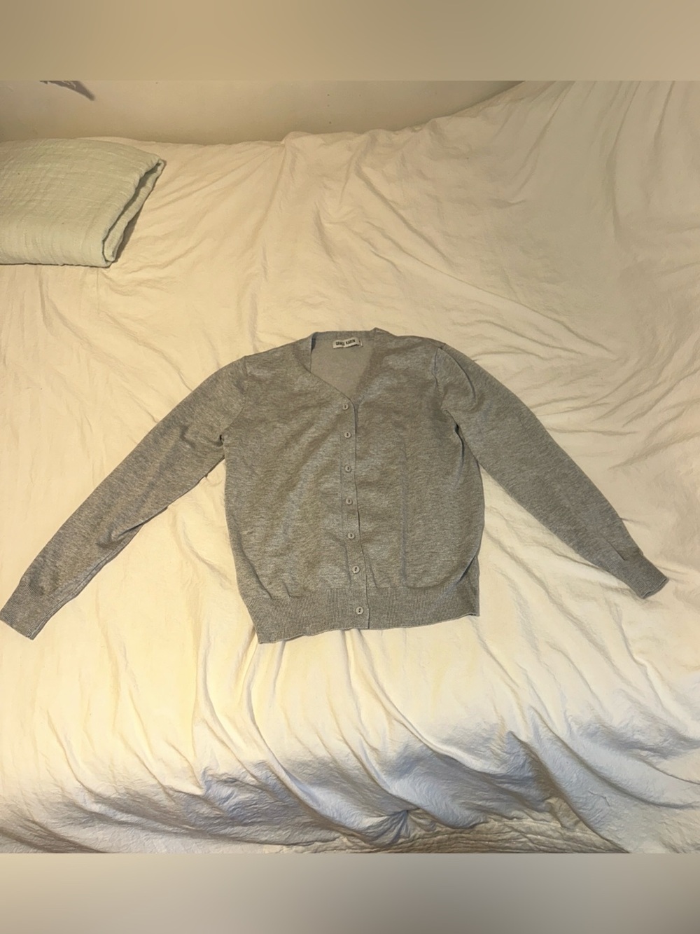 Grace Karin Grey Cardigan Side M
